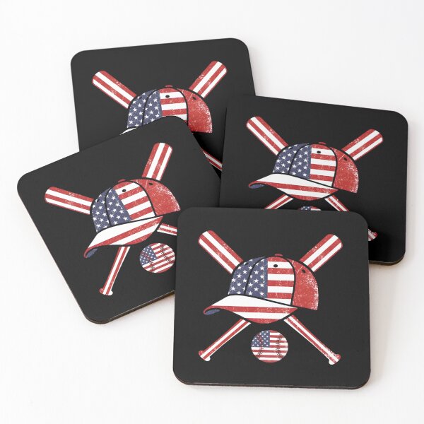 Item preview, Vintage USA Baseball Flag Retro Patriotic 4th of July Sports designed and sold by Ali-printshop.