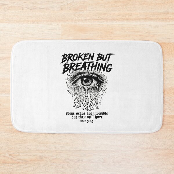 Item preview, Broken Soul Still Breathing | Emotional Streetwear Eye Design | Dark Aesthetic Graphic Tee designed and sold by DashBliss.
