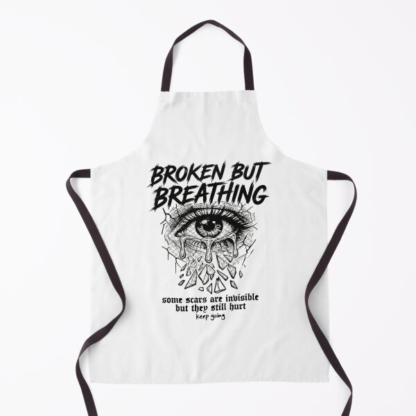 Item preview, Broken Soul Still Breathing | Emotional Streetwear Eye Design | Dark Aesthetic Graphic Tee designed and sold by DashBliss.