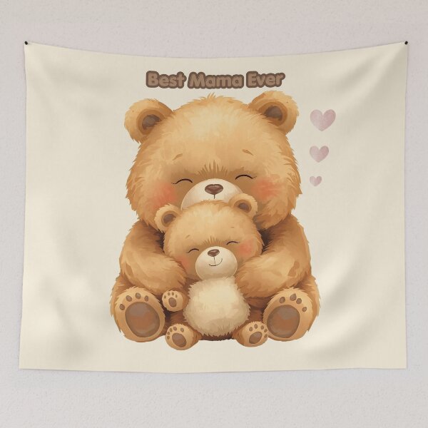Item preview, Best Mama Ever – Cute Bear Hug Design | Funny & Sweet Mom Gift designed and sold by Ofizkids.