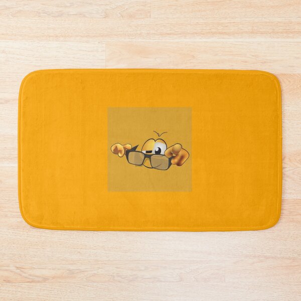 Item preview, Cool Emoji Peeking Over Glasses on Yellow Background designed and sold by GrimNest.