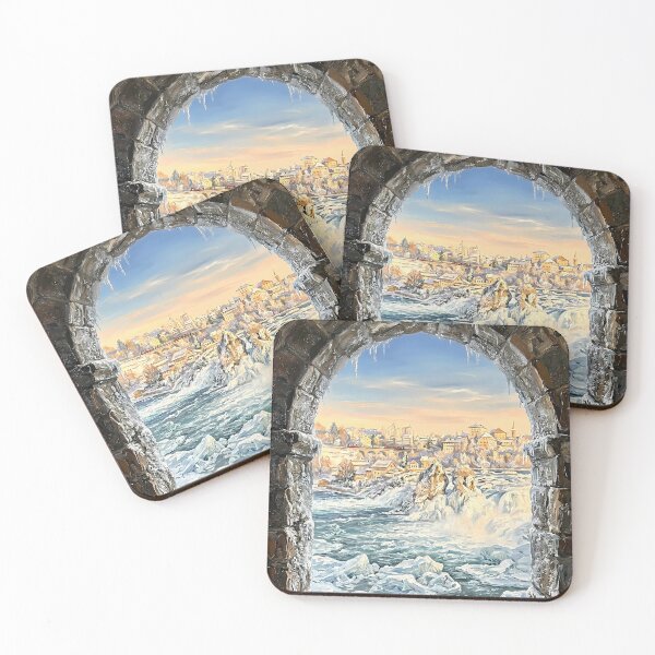 Item preview, Winter Archway Viewing Snowy Squirrel Scene designed and sold by Vista Atelier.