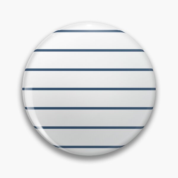 Item preview, White And Denim Horizontal Pinstripes Pattern designed and sold by pattern-archive.
