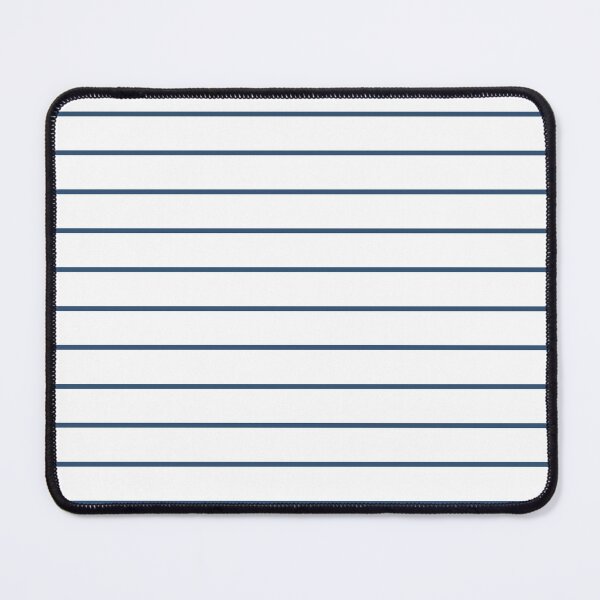 Item preview, White And Denim Horizontal Pinstripes Pattern designed and sold by pattern-archive.