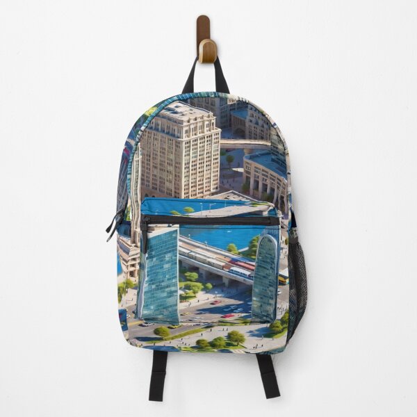 Item preview, Modern City Skyline T-Shirt | Futuristic Urban Architecture Design | Smart City Aesthetic Graphic Tee | Metropolitan Landscape Art designed and sold by Sushikidsntoddlers.