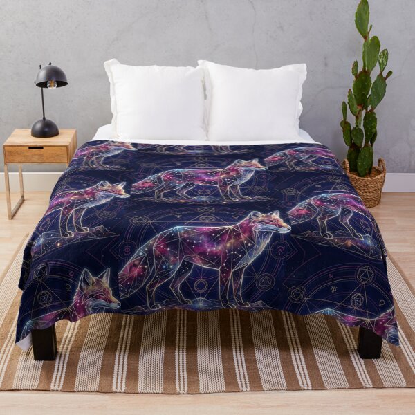 Item preview, Mystical Geometric Fox Pattern Style Art Geometric Pattern designed and sold by byvarol.
