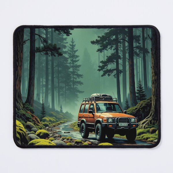 Item preview, Classic Oregon Pacific Wonderland Vintage 4x4 Travel Poster designed and sold by BorgSpareParts.