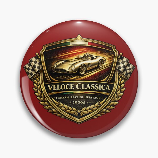 Item preview, 1950s Italian Racing Heritage Emblem designed and sold by Retro Arabica.