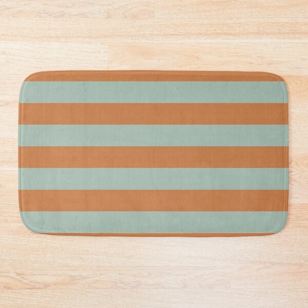 Item preview, SUMMER HORIZONTAL STRIPES IN ORANGE AND GREEN designed and sold by isamartindesign.