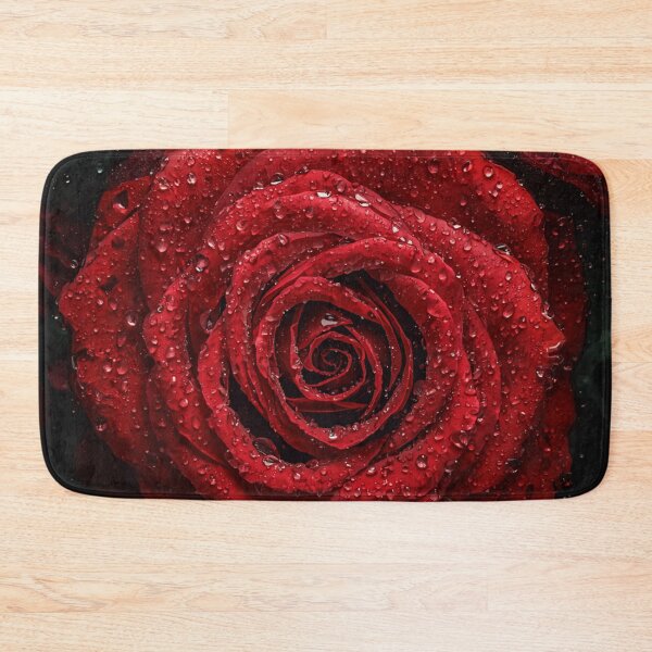 Item preview, Dew drops on red rose  designed and sold by Heaven1111.