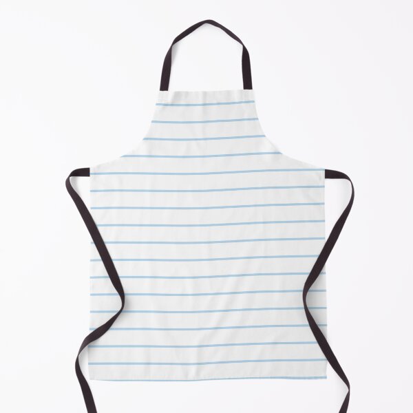 Item preview, White And Ice Blue Horizontal Pinstripes Pattern designed and sold by pattern-archive.