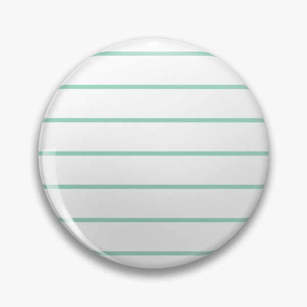 Aperçu de l'œuvre Motif à fines rayures horizontales blanches et menthe créée et vendue par pattern-archive.