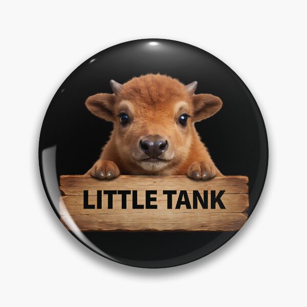 Item preview, Little Tank Bison Calf Funny Animal Design designed and sold by EimSol.