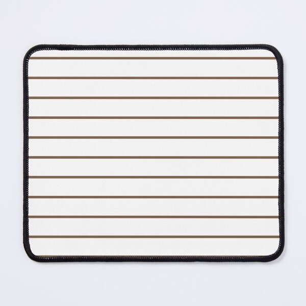 Item preview, White And Mocha Horizontal Pinstripes Pattern designed and sold by pattern-archive.