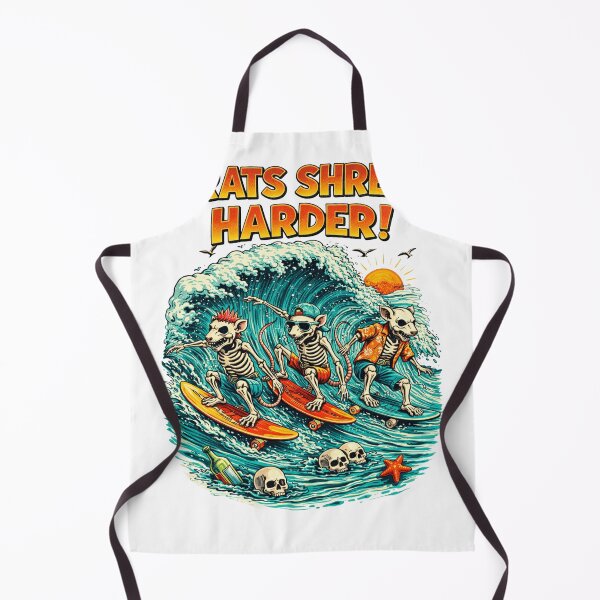 Item preview, Rats Shred Harder – Surf Punk Skeleton Rats designed and sold by Antonrec86.