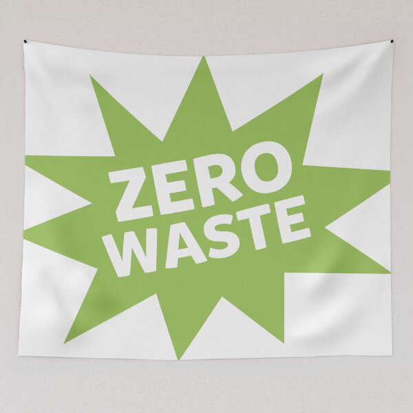 Item preview, Zero waste sticker designed and sold by Wolagno.