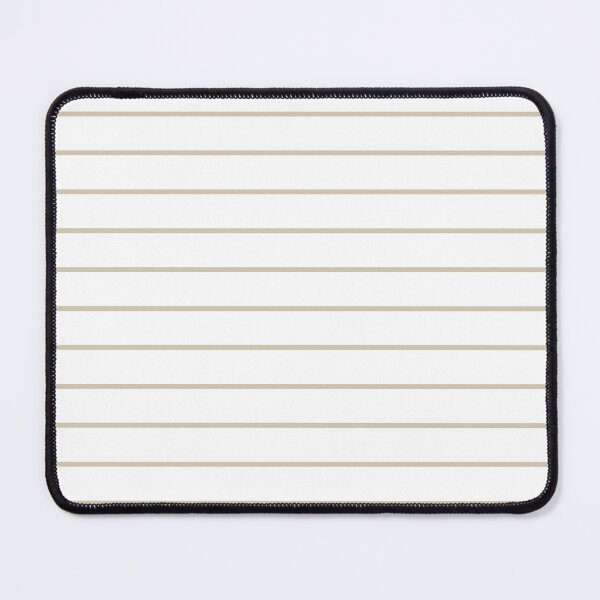 Item preview, White And Sand Horizontal Pinstripes Pattern designed and sold by pattern-archive.
