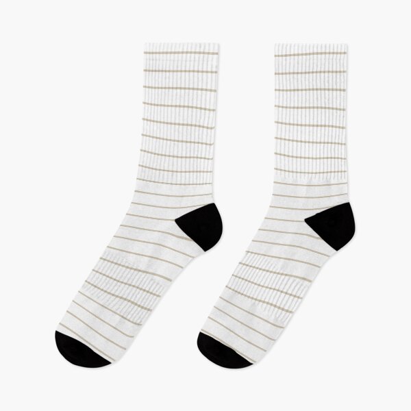Item preview, White And Sand Horizontal Pinstripes Pattern designed and sold by pattern-archive.