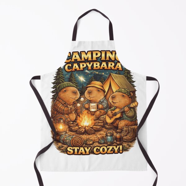 Item preview, Camping Capybara – Stay Cozy Campfire Vibes designed and sold by Antonrec86.