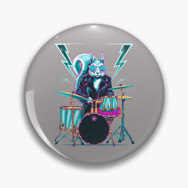 Item preview, Cosmic Squirrel Drummer Rhythm S Life - World Music Day Tribute Design designed and sold by Art-Arcade6.
