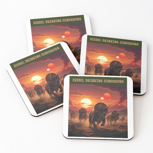 Item preview, Triceratops on the move designed and sold by Diesel Drinking Dinosaurs.