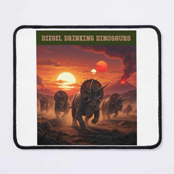 Item preview, Triceratops on the move designed and sold by Diesel Drinking Dinosaurs.