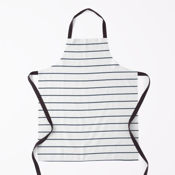 Item preview, White And Slate Horizontal Pinstripes Pattern designed and sold by pattern-archive.