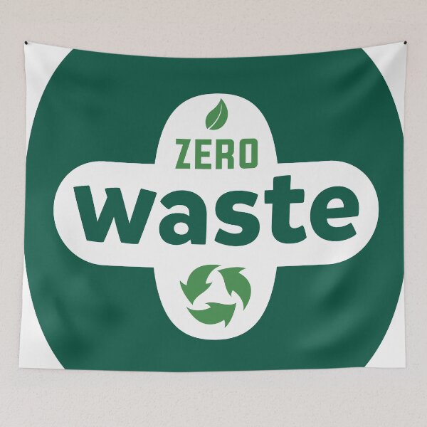 Item preview, Zero waste logo designed and sold by Wolagno.