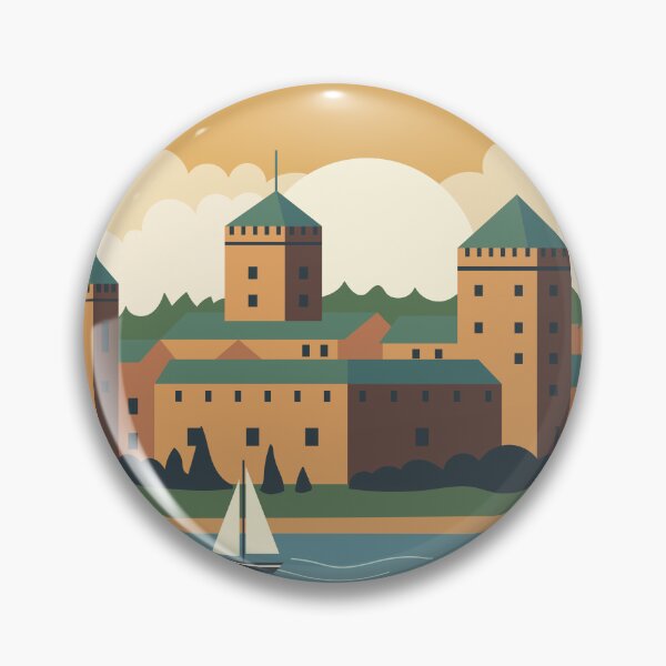 Item preview, Finland Travel Art Sticker designed and sold by FestivityFinds.