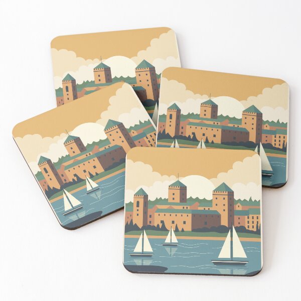 Item preview, Finland Travel Art Sticker designed and sold by FestivityFinds.