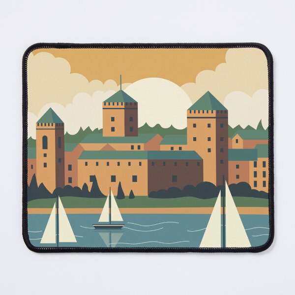 Item preview, Finland Travel Art Sticker designed and sold by FestivityFinds.
