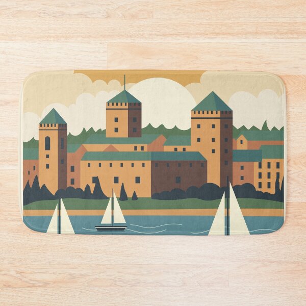 Item preview, Finland Travel Art Sticker designed and sold by FestivityFinds.