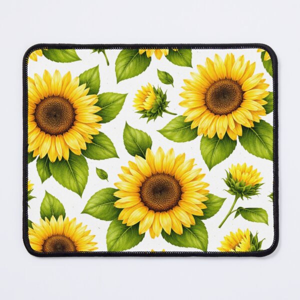 Item preview, Bright Sunflower Pattern – Nature-Inspired Design designed and sold by DreamPixelPrint.