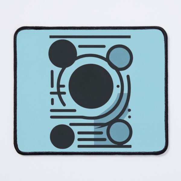 Item preview, Abstract Geometry – Black & Blue Balance designed and sold by Dogandesighn.