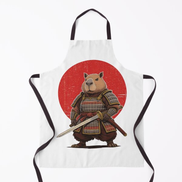 Item preview, Vintage Samurai Capybara designed and sold by NovaLumenCo.