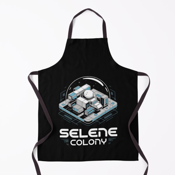 Item preview, Selene Colony — Modular Lunar Base Dome Isometric Blueprint Space Tee V2 designed and sold by DarylWelsh2024.