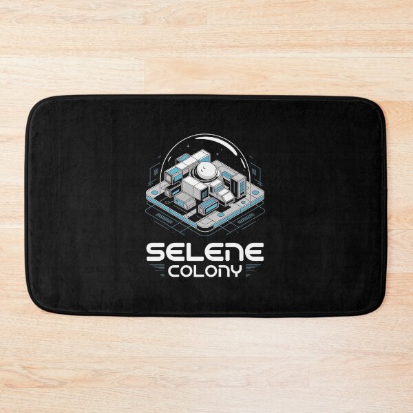Item preview, Selene Colony — Modular Lunar Base Dome Isometric Blueprint Space Tee V2 designed and sold by DarylWelsh2024.