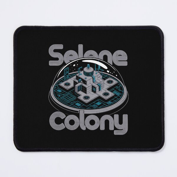 Item preview, Selene Colony — Modular Lunar Base Dome Isometric Blueprint Space Tee V3 designed and sold by DarylWelsh2024.