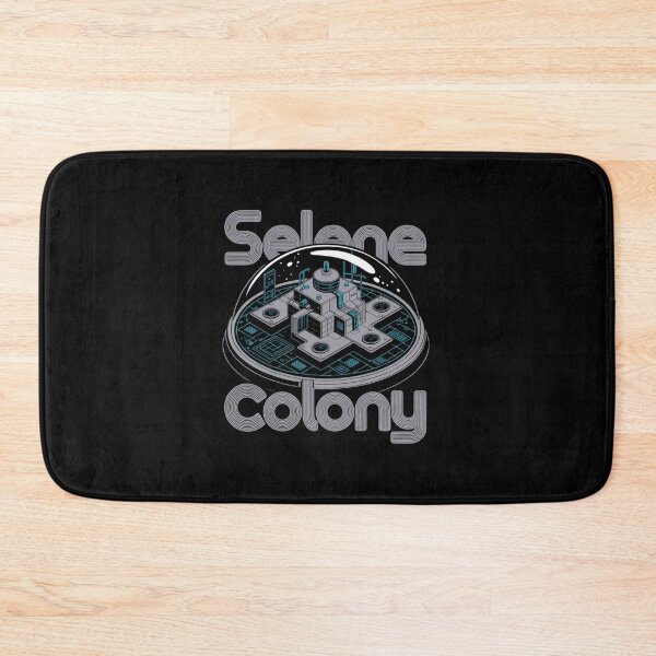 Item preview, Selene Colony — Modular Lunar Base Dome Isometric Blueprint Space Tee V3 designed and sold by DarylWelsh2024.