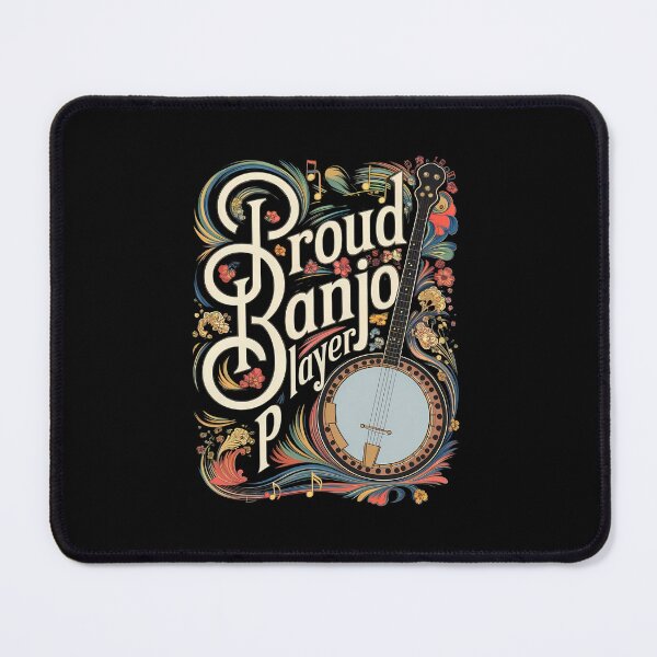 Item preview, Cosmic Banjo Proud Player - World Music Day Tribute Art Design designed and sold by Art-Arcade6.