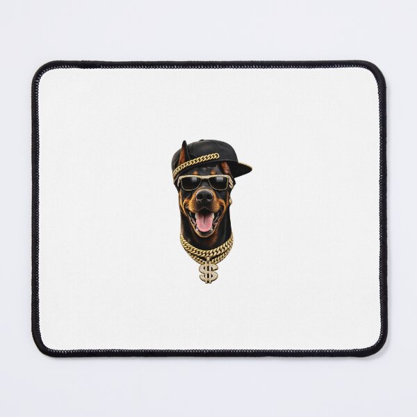 Item preview, Rapper Doberman – Hip Hop Doberman Dog, Street Style Cool Dog Art designed and sold by DogYouChose.