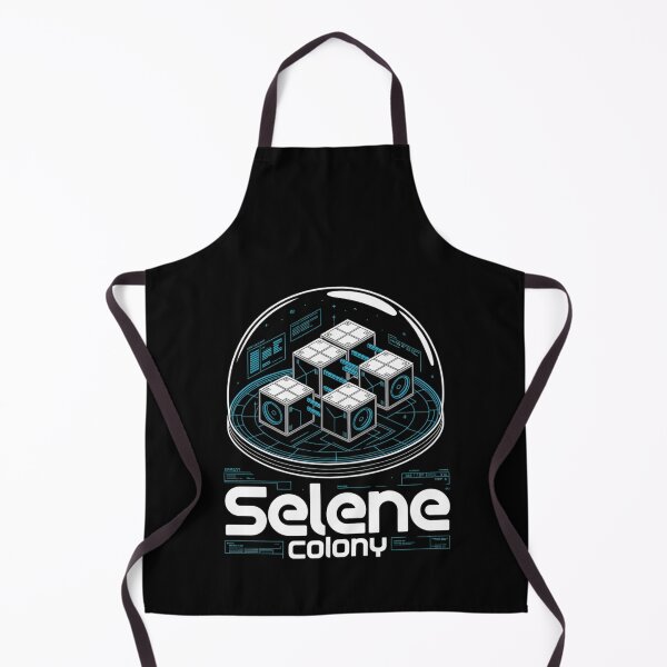Item preview, Selene Colony — Modular Lunar Base Dome Isometric Blueprint Space Tee V5 designed and sold by DarylWelsh2024.