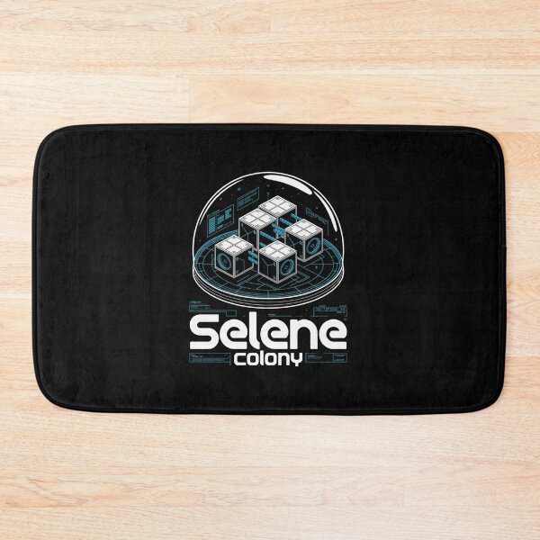 Item preview, Selene Colony — Modular Lunar Base Dome Isometric Blueprint Space Tee V5 designed and sold by DarylWelsh2024.