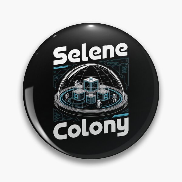 Item preview, Selene Colony — Modular Lunar Base Dome Isometric Blueprint Space Tee V6 designed and sold by DarylWelsh2024.
