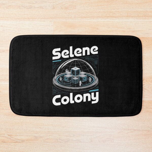 Item preview, Selene Colony — Modular Lunar Base Dome Isometric Blueprint Space Tee V6 designed and sold by DarylWelsh2024.