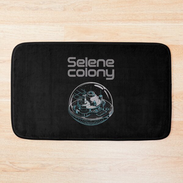 Item preview, Selene Colony — Modular Lunar Base Dome Isometric Blueprint Space Tee V7 designed and sold by DarylWelsh2024.