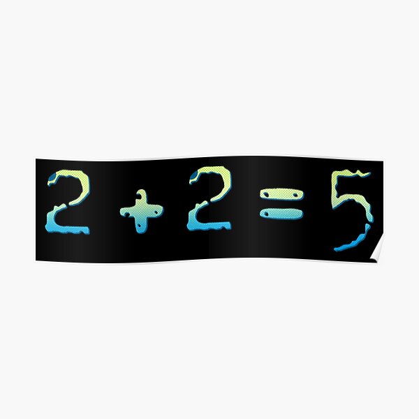 Two Two Equals Four Posters Redbubble
