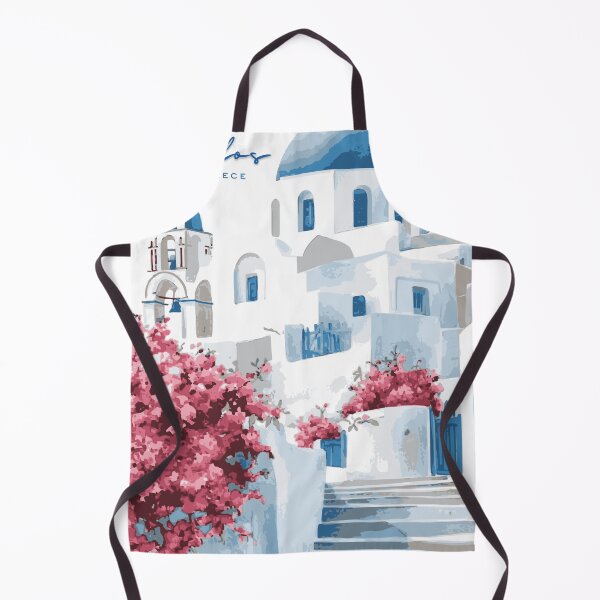 Item preview, Milos Greece Travel Art Vintage Poster designed and sold by FestivityFinds.