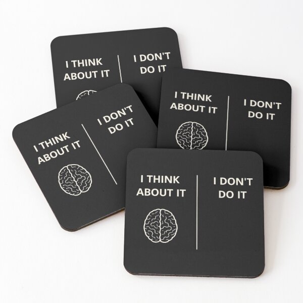 Item preview, I Think About It I Don’t Do It Shirt – Funny Overthinking vs Action Design designed and sold by Tropivaro.