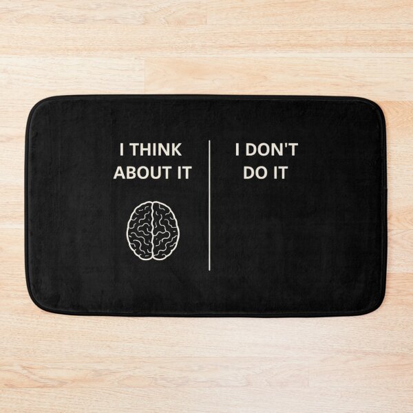 Item preview, I Think About It I Don’t Do It Shirt – Funny Overthinking vs Action Design designed and sold by Tropivaro.